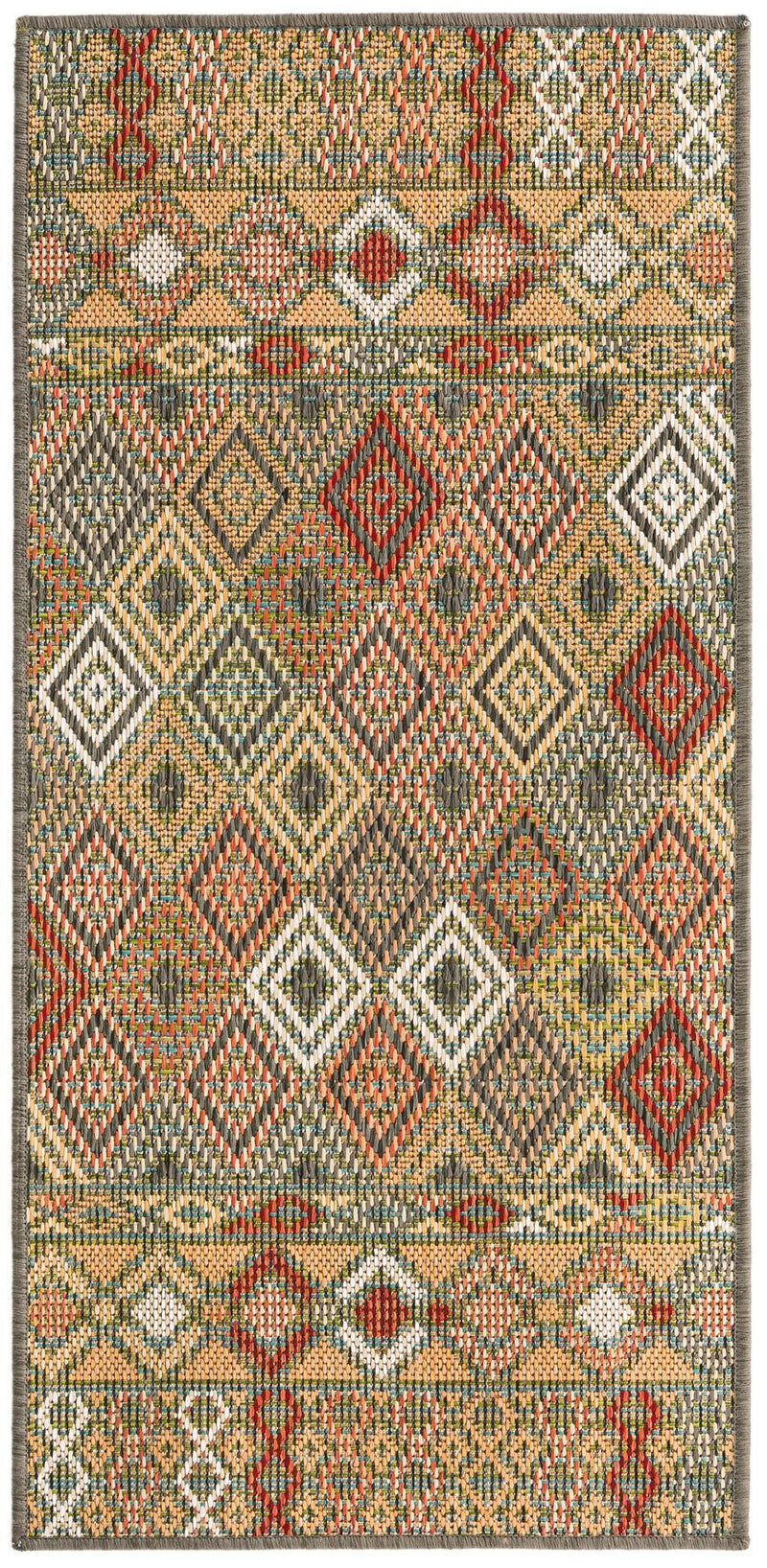 Coastal Terrace Collection Area Rug -  Pelican Runner Multi  lifestyle 37