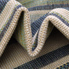 Coastal Terrace Collection Area Rug -  Nautical Rectangle Blue  lifestyle 21