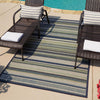 Coastal Terrace Collection Area Rug -  Nautical Rectangle Blue  lifestyle 41