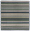 Coastal Terrace Collection Area Rug -  Nautical Square Blue  lifestyle 76