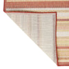 Coastal Terrace Collection Area Rug -  Nautical Rectangle Burgundy  lifestyle 25