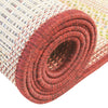 Coastal Terrace Collection Area Rug -  Nautical Rectangle Burgundy  lifestyle 34
