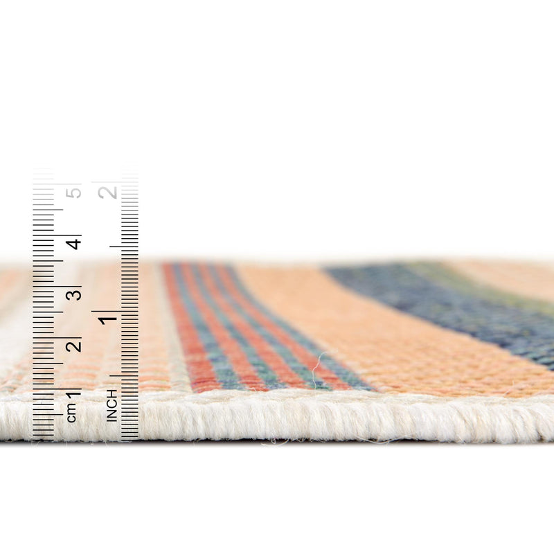 Coastal Terrace Collection Area Rug -  Nautical Rectangle Multi  lifestyle 11