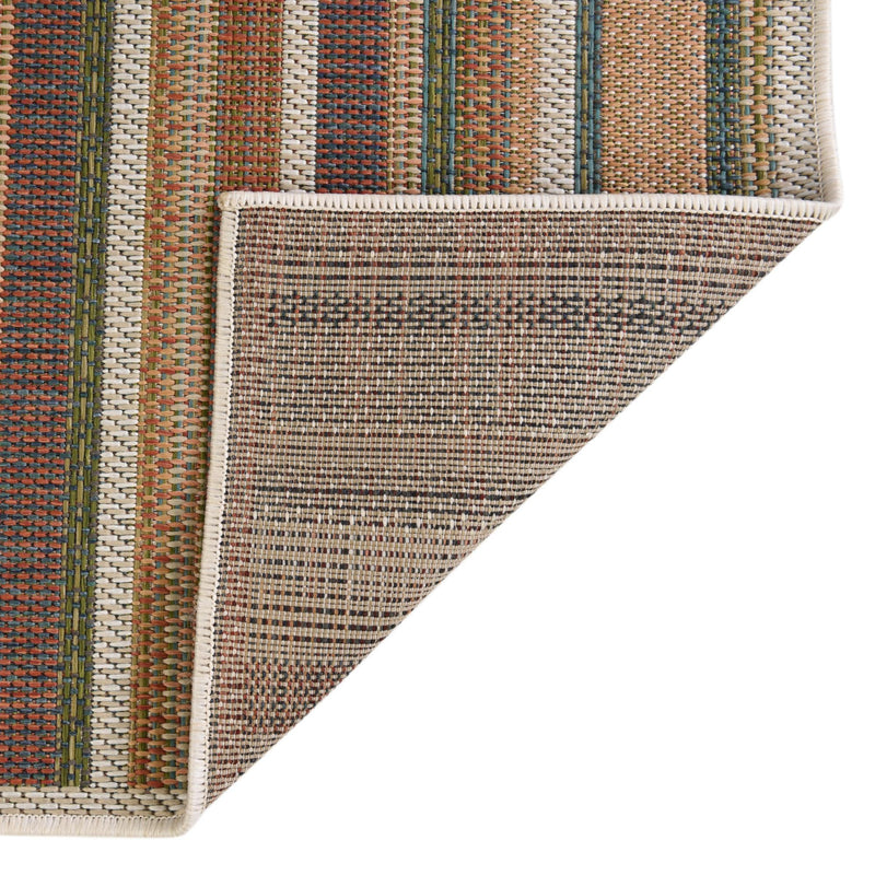 Coastal Terrace Collection Area Rug -  Nautical Rectangle Multi  lifestyle 23