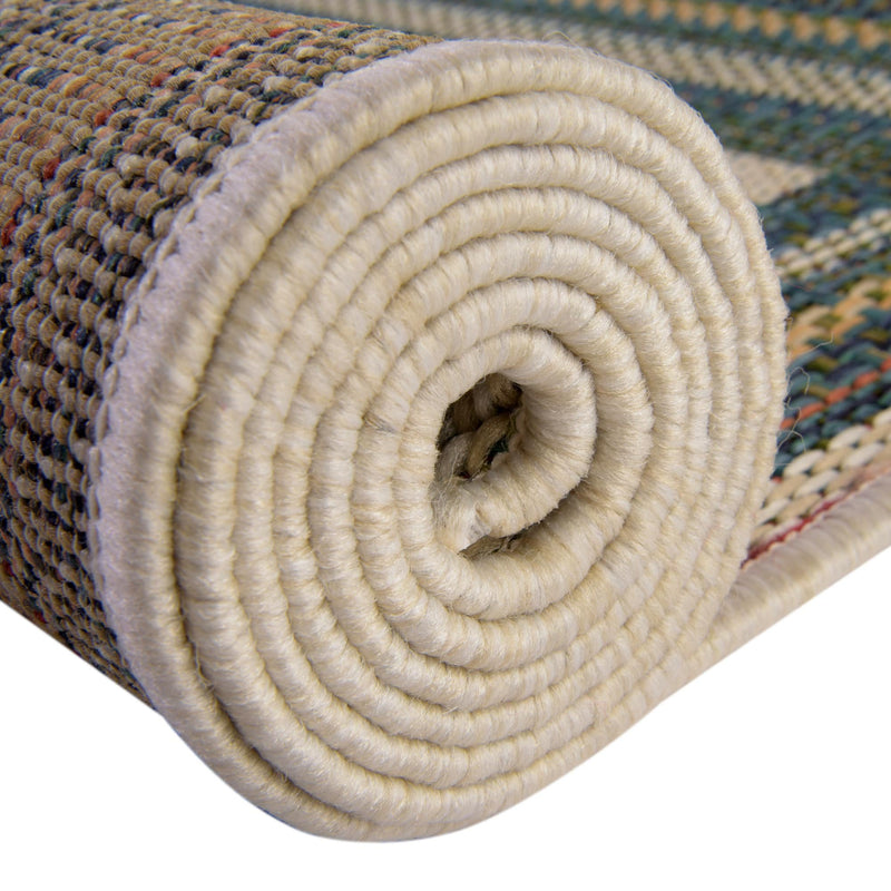 Coastal Terrace Collection Area Rug -  Seashell Rectangle Multi  lifestyle 34