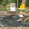 Coastal Terrace Collection Area Rug -  Anchor Square Navy Blue  lifestyle 59