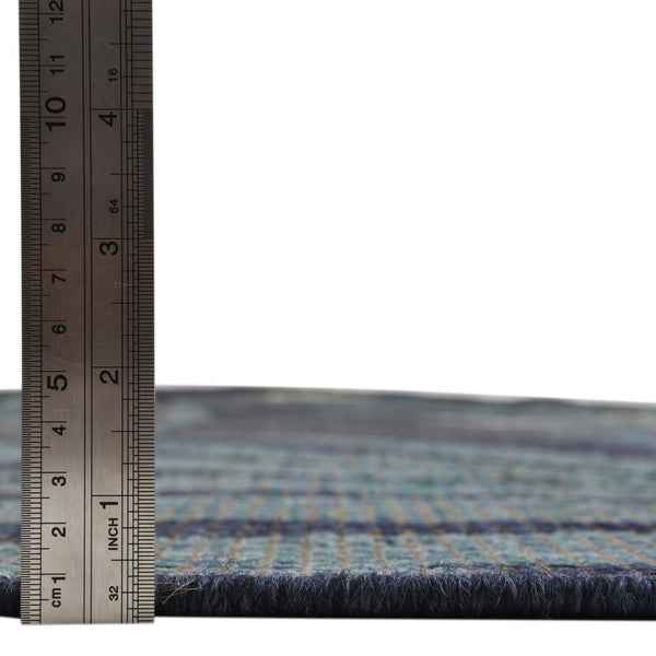 Coastal Terrace Collection Area Rug -  Anchor Round Navy Blue  lifestyle 29