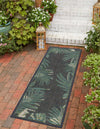 Coastal Terrace Collection Area Rug -  Anchor Runner Navy Blue  lifestyle 30