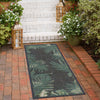 Coastal Terrace Collection Area Rug -  Anchor Runner Navy Blue  lifestyle 60