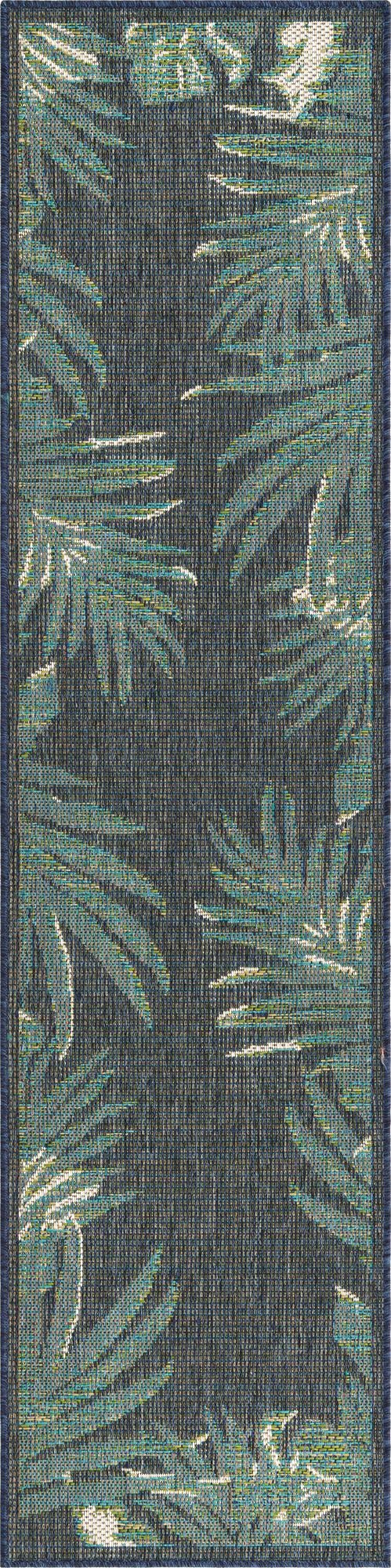 Coastal Terrace Collection Area Rug -  Anchor Runner Navy Blue  lifestyle 44