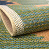 Coastal Terrace Collection Area Rug -  Oceanview Rectangle Green  lifestyle 9