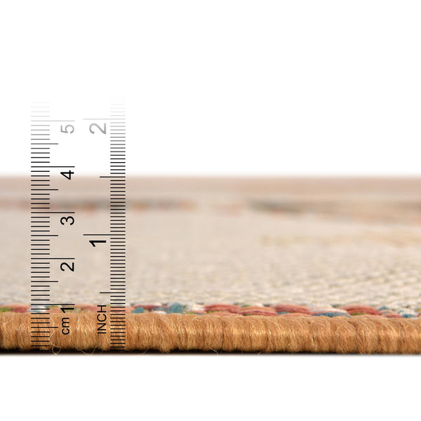 Coastal Terrace Collection Area Rug -  Oceanview Rectangle Ivory  lifestyle 8