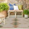Coastal Terrace Collection Area Rug -  Oceanview Square Ivory  lifestyle 113