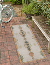 Coastal Terrace Collection Area Rug -  Oceanview Runner Ivory  lifestyle 37