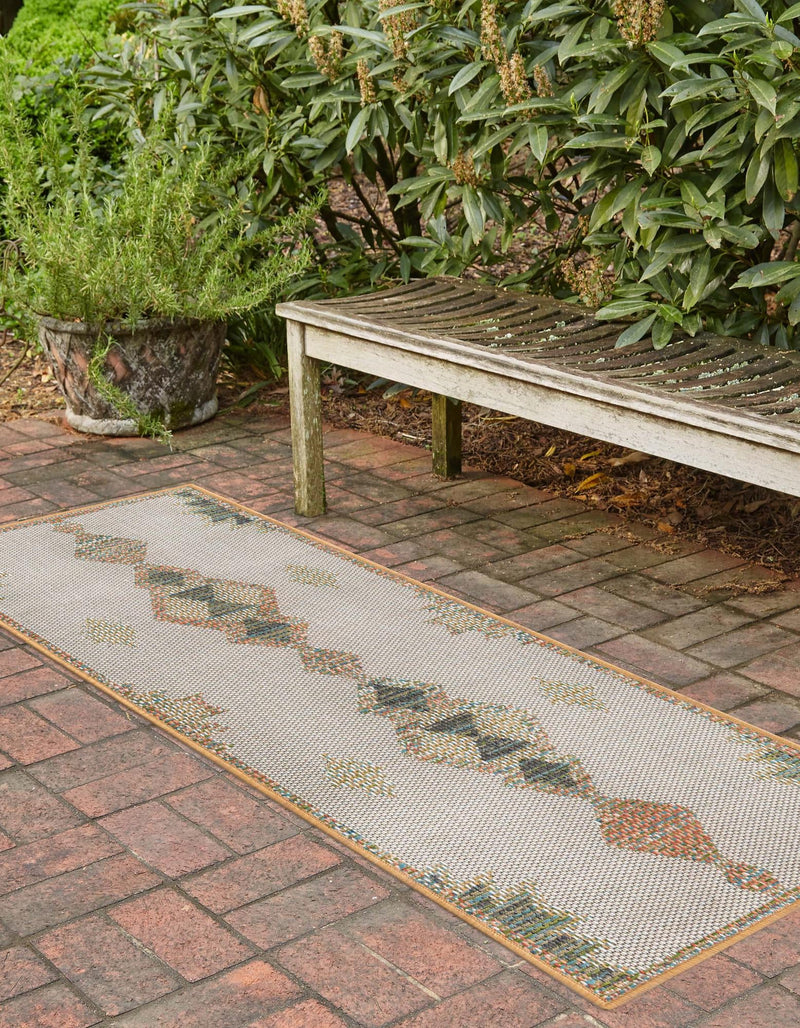 Coastal Terrace Collection Area Rug -  Oceanview Runner Ivory  lifestyle 43