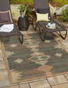 Coastal Terrace Collection Area Rug -  Oceanview Rectangle Multi  lifestyle 6