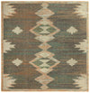 Coastal Terrace Collection Area Rug -  Oceanview Square Multi  lifestyle 98