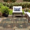 Coastal Terrace Collection Area Rug -  Oceanview Square Multi  lifestyle 86