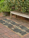 Coastal Terrace Collection Area Rug -  Oceanview Runner Multi  lifestyle 55