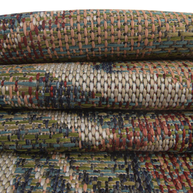 Coastal Terrace Collection Area Rug -  Wavecrest Rectangle Multi  lifestyle 13