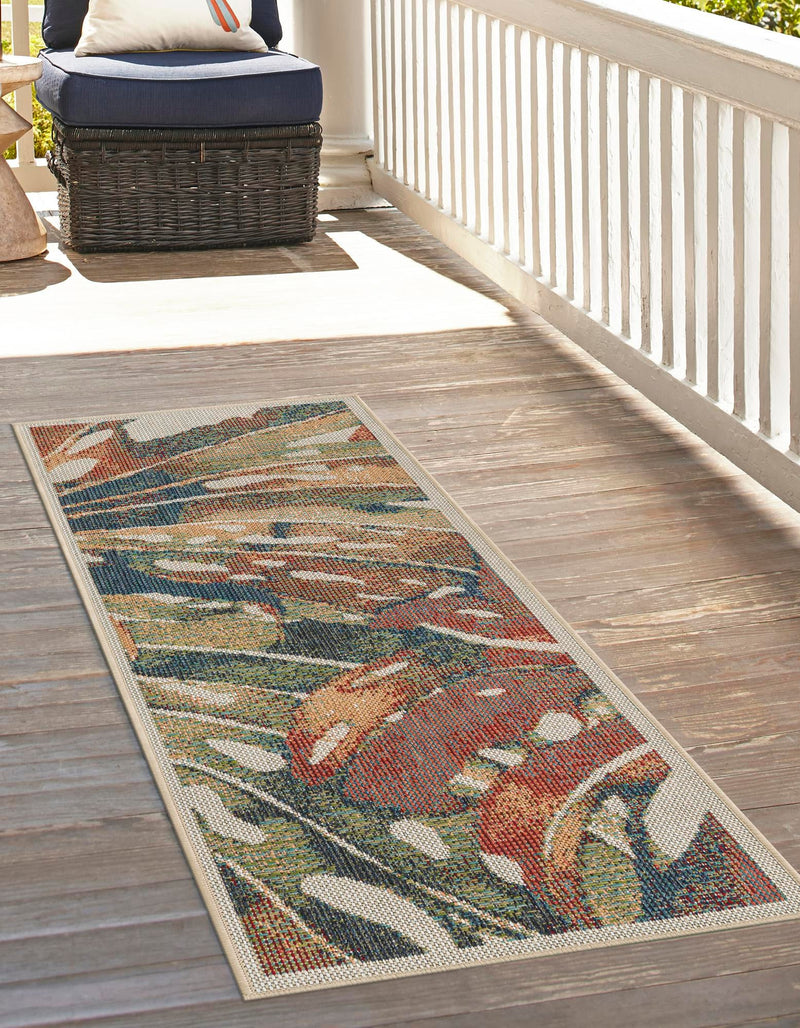 Coastal Terrace Collection Area Rug -  Wavecrest Runner Multi  lifestyle 24