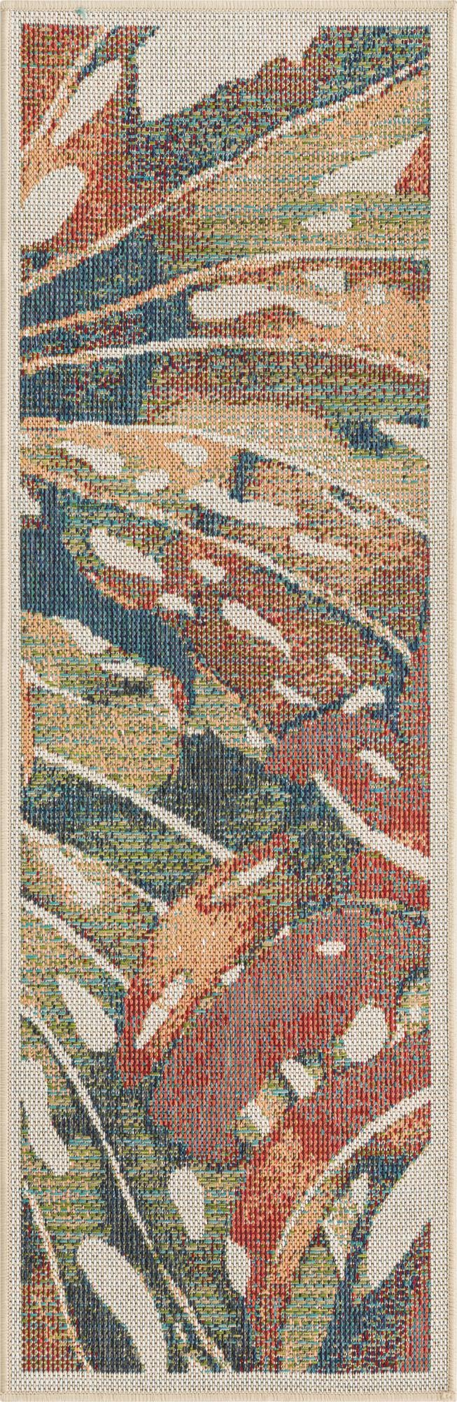 Coastal Terrace Collection Area Rug -  Wavecrest Runner Multi  lifestyle 18