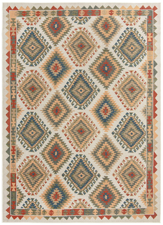 Coastal Terrace Collection Area Rug -  Sandbar Rectangle Ivory Main