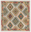 Coastal Terrace Collection Area Rug -  Sandbar Square Ivory  lifestyle 27