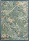 Coastal Terrace Collection Area Rug -  Driftwood Rectangle Blue Main