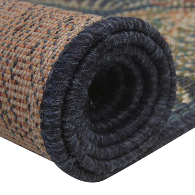 Coastal Terrace Collection Area Rug -  Driftwood Rectangle Blue  lifestyle 21