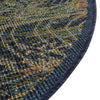 Coastal Terrace Collection Area Rug -  Driftwood Round Blue  lifestyle 47