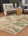 Coastal Terrace Collection Area Rug -  Driftwood Rectangle Ivory  lifestyle 6