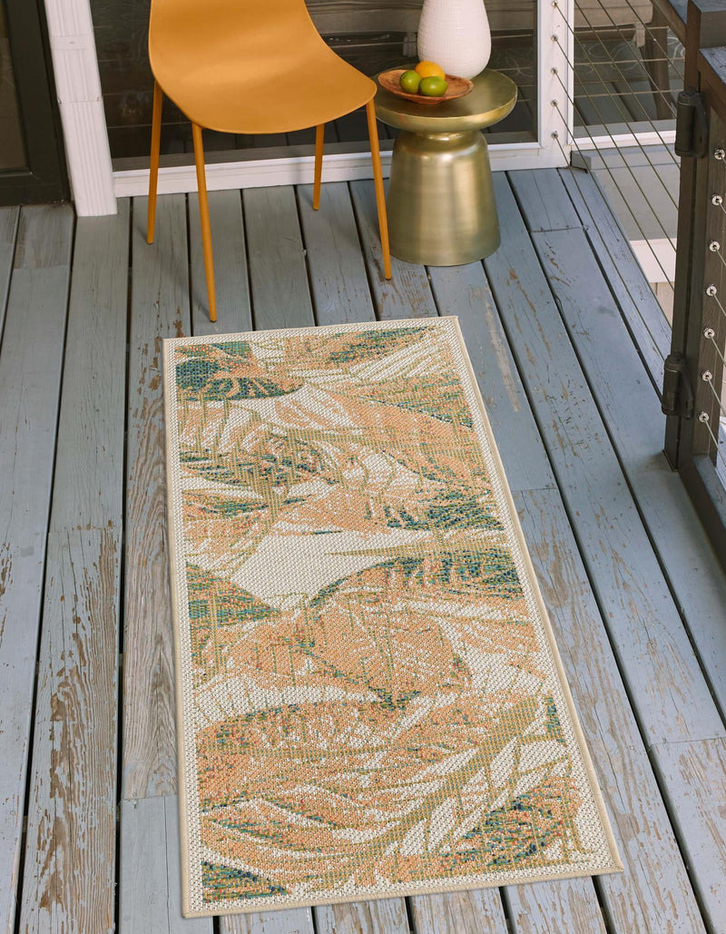 Coastal Terrace Collection Area Rug -  Driftwood Runner Ivory  lifestyle 34