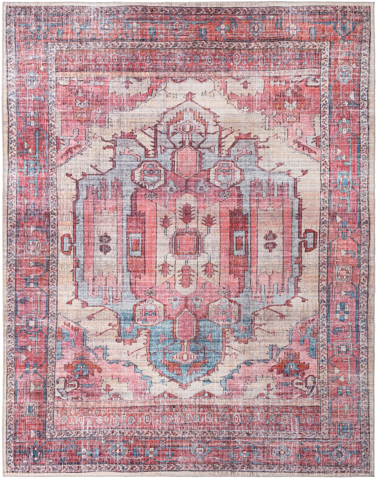 Zahara Oasis Collection Area Rug - Sahara Rectangle Beige  lifestyle 3