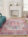 Zahara Oasis Collection Area Rug - Sahara Rectangle Beige  lifestyle 9