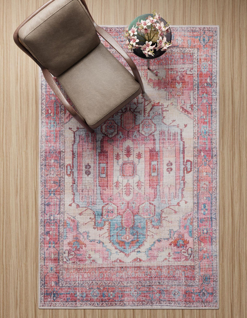 Zahara Oasis Collection Area Rug - Sahara Rectangle Beige  lifestyle 25