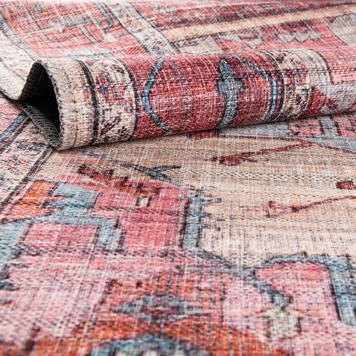 Zahara Oasis Collection Area Rug - Sahara Rectangle Beige  lifestyle 25