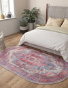 Zahara Oasis Collection Area Rug - Sahara Oval Beige  lifestyle 188
