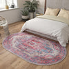 Zahara Oasis Collection Area Rug - Sahara Oval Beige  lifestyle 218