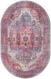 Zahara Oasis Collection Area Rug - Sahara Oval Beige  lifestyle 73