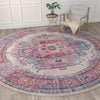 Zahara Oasis Collection Area Rug - Sahara Round Beige  lifestyle 192