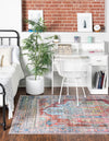 Zahara Oasis Collection Area Rug - Sahara Rectangle Multi  lifestyle 19