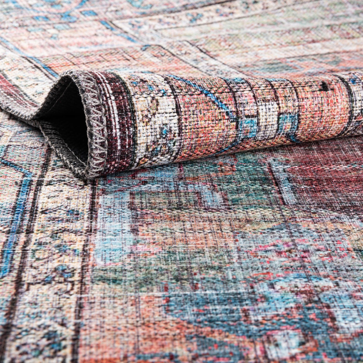 Zahara Oasis Collection Area Rug - Sahara Rectangle Multi  lifestyle 26