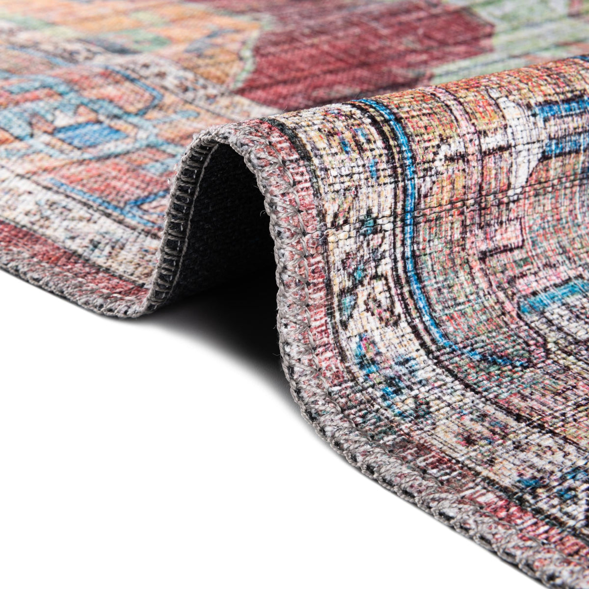 Zahara Oasis Collection Area Rug - Sahara Rectangle Multi  lifestyle 34