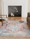Zahara Oasis Collection Area Rug - Sahara Rectangle Multi  lifestyle 49