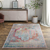 Zahara Oasis Collection Area Rug - Sahara Rectangle Multi  lifestyle 57