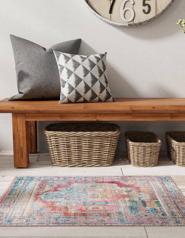 Zahara Oasis Collection Area Rug - Sahara Rectangle Multi  lifestyle 50