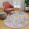 Zahara Oasis Collection Area Rug - Sahara Oval Multi  lifestyle 205