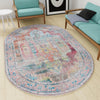 Zahara Oasis Collection Area Rug - Sahara Oval Multi  lifestyle 210