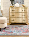 Zahara Oasis Collection Area Rug - Sahara Square Multi  lifestyle 88